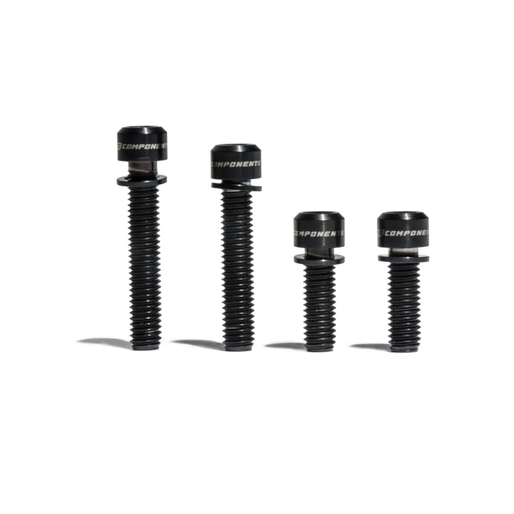 Kit Mordazas (calipers) MTB disco 180-160 mm - Negro