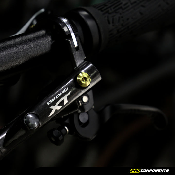 Tornillo de purga M5x5mm button - manetas Shimano (x2 unidades)