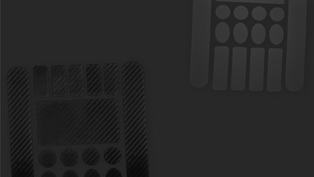 Protectores de Marco Estilo Fibra de Carbono